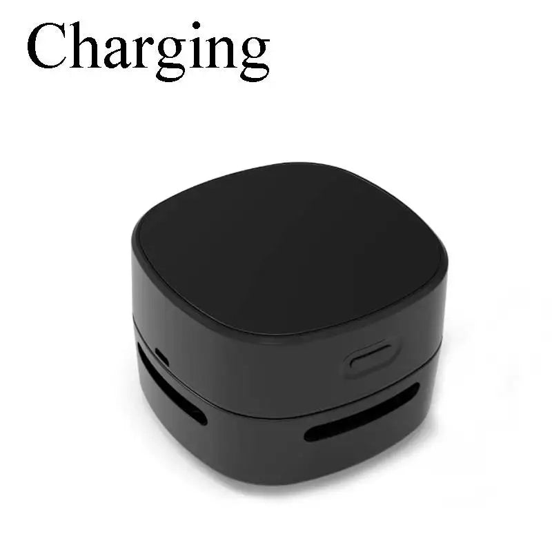 Handheld Mini Desktop Vacuum Cleaner – 360° Rotating Portable Dust Remover