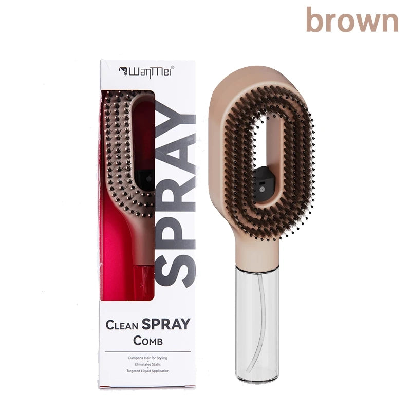 2-in-1 Spray Comb & Scalp Massage Hairbrush