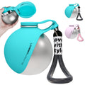 Portable Pet Water Bottle with Foldable Stainless Steel Bowl