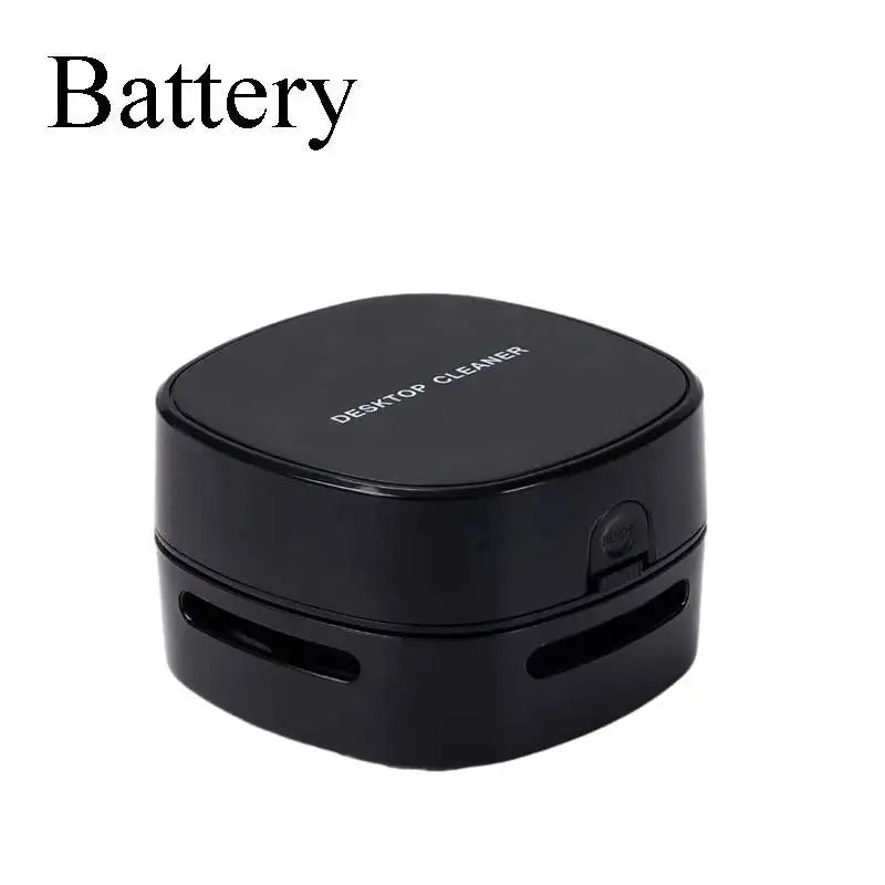 Handheld Mini Desktop Vacuum Cleaner – 360° Rotating Portable Dust Remover