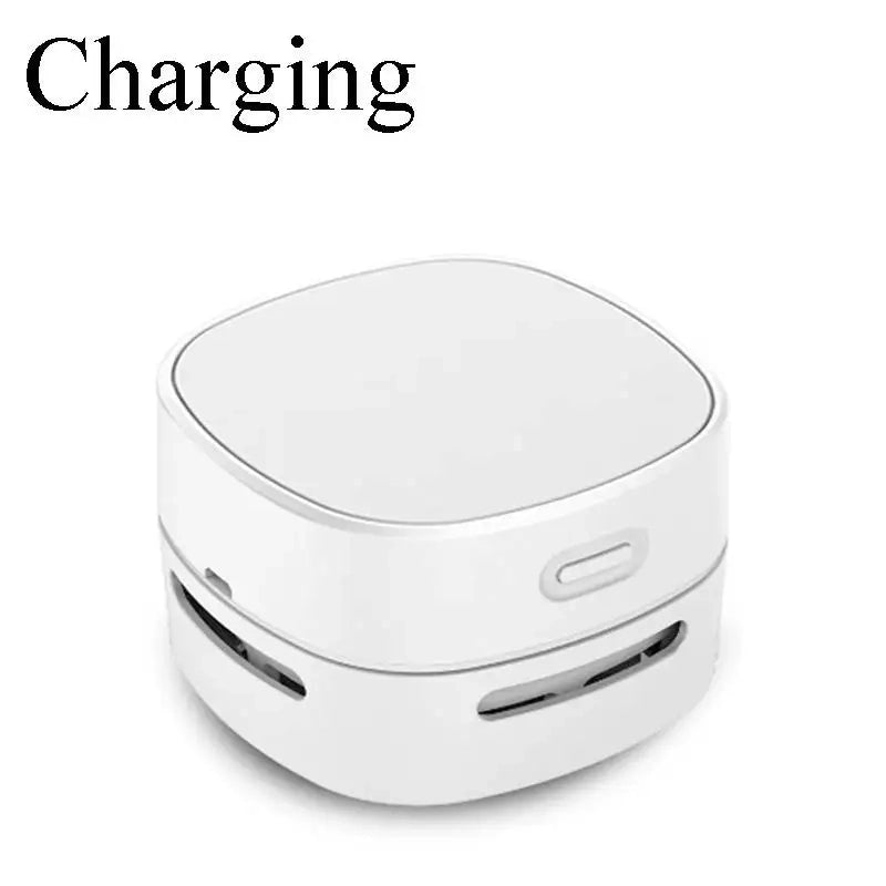 Handheld Mini Desktop Vacuum Cleaner – 360° Rotating Portable Dust Remover